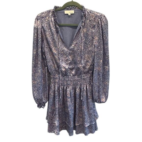 Pinch Dresses & Skirts - Pinch Womens Mini Dress Size S Blue Preppy Boho Cocktail Wedding Guest Spring
